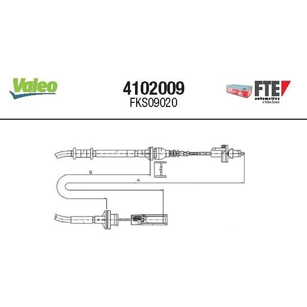 FTE 4102009 Seilzug KupplungsbetäTigung FüR Fiat Marea Brava Bravo 182 185-image