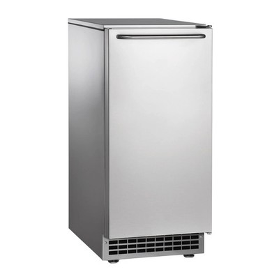 New 15  Scotsman 65 lb Air Cooled Undercounter Ice Maker Machine Bin CU50GA-1