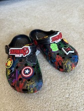 Avengers Kids' Crocs Size J2 -Step into Action with Avengers Power 