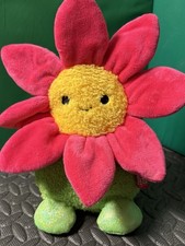 Bum Bumz Dan Daisy Springbumz 10 Plush Stuffed Animal Pink Flower Russ