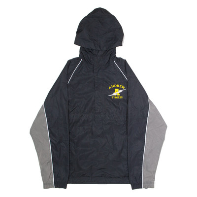 Champion Andrew T-Bolts Herren Anorak Jacke Schwarz USA Kapuzen Farbblock M