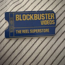 Vintage Blockbuster Video Magnet “The Reel Superstore” 1990s Retro Promo