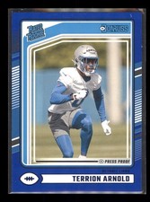 2024 Donruss #371 Terrion Arnold Press Proof Blue