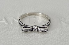 Pandora S925 ALE - Sparkling Bow CZ Ring - Size 52 