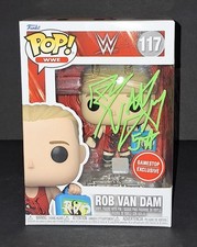 Rob Van Dam Signed Autographed Funko WWE GameStop Exclusive Beckett COA