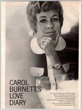 CAROL BURNETT 8"x11" PINUP Vintage 1973 Magazine Page Clipping M762