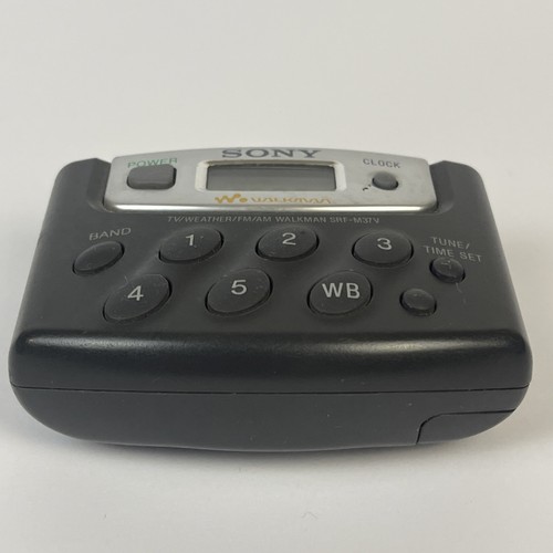Sony Walkman SRF-M37V tragbares AM FM Wetter Band Radio mit Gürtelclip Leistung getestet - Bild 2 von 7