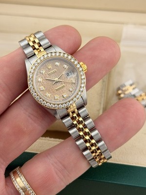 Datejust Lady Anniversary Diamond Dial on Jubilee 79173 with Box