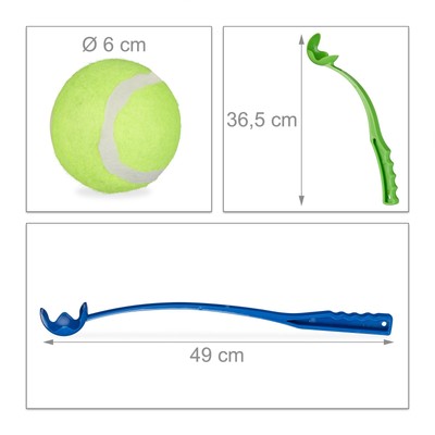 Mini-Tennisbälle Für Hunde – 15 Stück, 5,1 Cm, Aus Naturkautschuk, Für Ballwerfer, Bunte Farben