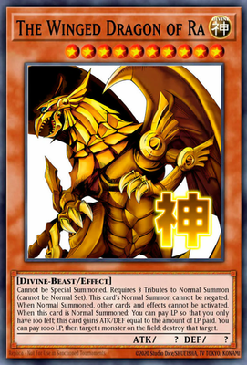 YuGiOh! The Winged Dragon of Ra RA05-EN130 STAMPED ART Rarity 5 | eBay