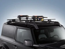 Yakima Vehicle Rooftop Secure Mounted Fishing Rod Roof Rack Carrier in Black