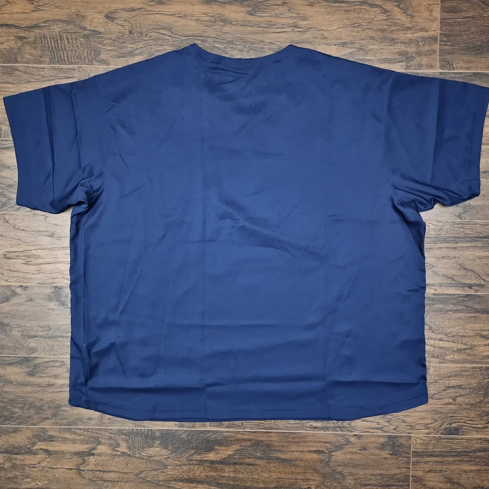 Adidas Мужские 3XL темно-синий дышащий производительности футболка верхний SS передний карман - Изображение 3 из 4