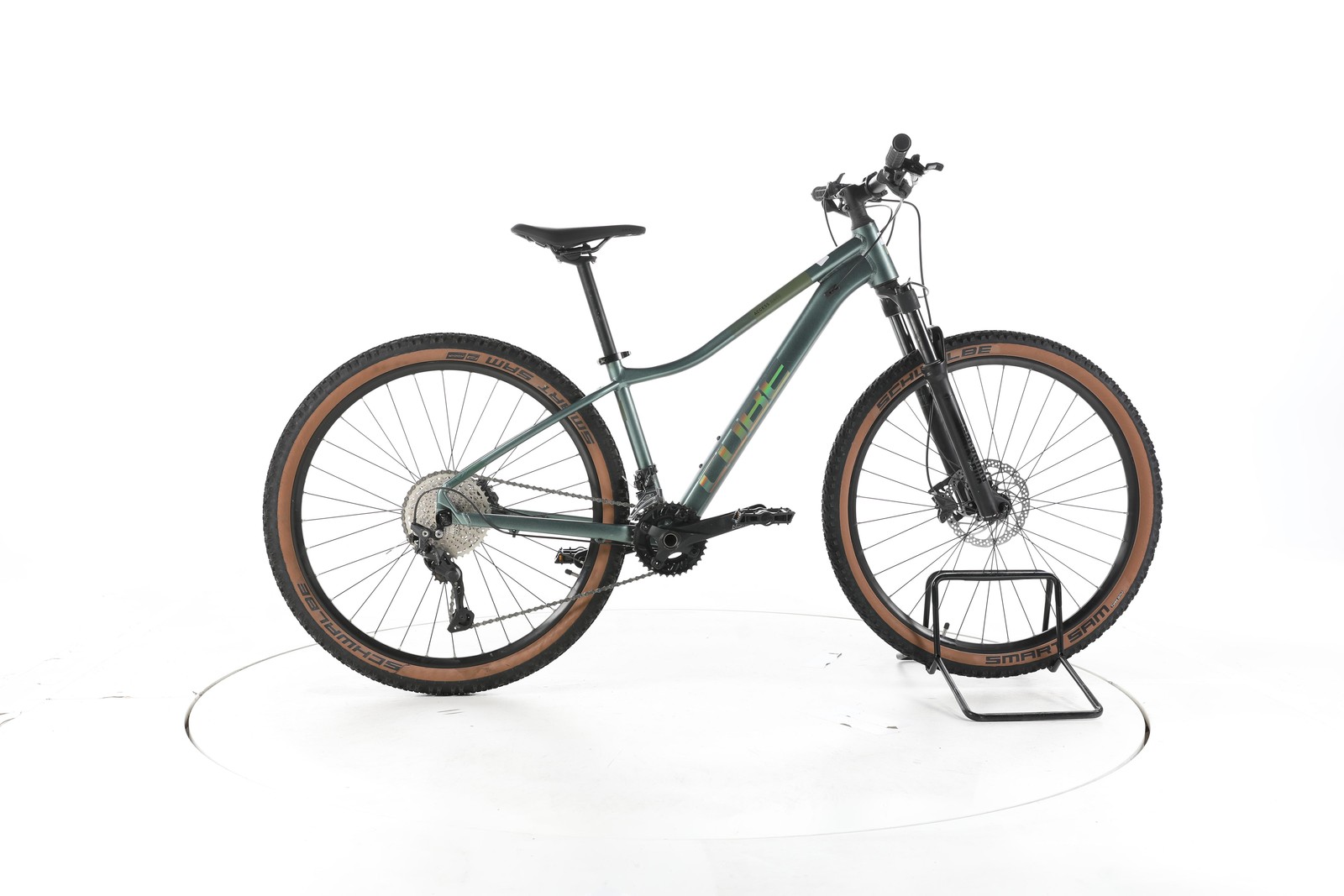 Cube Access WS Race VTT tout suspendu Batterie  27,5" 2023 vert Pro vélo