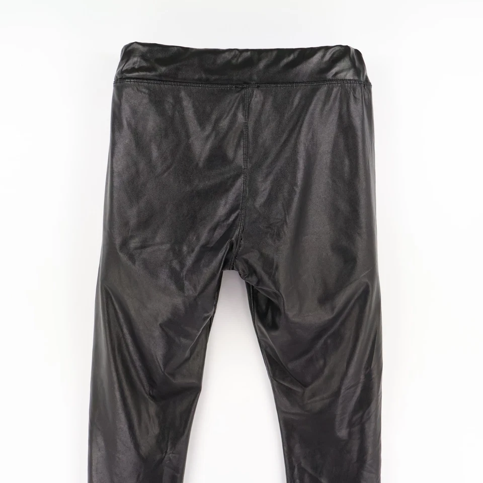 Leggings Rue 21 imitación cuero para mujer talla XL negros mezcla de poliéster tiro medio Foto 3 de 4