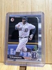 Topps 2019 Bowman Miguel Cabrera #21 Detroit Tigers Baseball