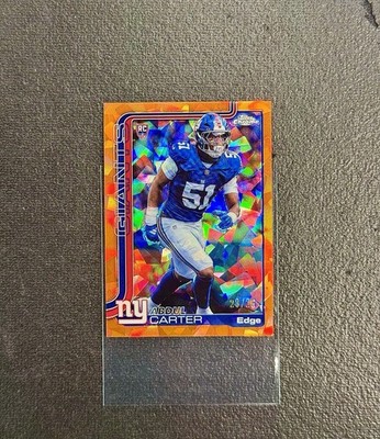 2025 Topps Chrome Sapphire Edition (RC) Abdul Carter #350 Orange /25 NYG 💎 📈