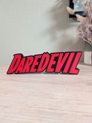  Daredevil Logo 3D Comics Dekoration Marvel Schreibtisch Matt Murdock 22cm