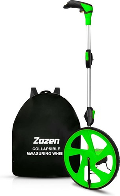 #ad Foot based measuring wheel capable of rolling measurements up to 10000 feet $39.99