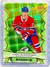2022-23 UPPER DECK ICE HOCKEY ROOKIE CARD GREEN SP 143 JURAJ SLAFKOVSKY MONTREAL