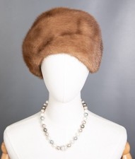 1571 WONDERFUL REAL MINK HAT LUXURY FUR BEAUTIFUL LOOK
