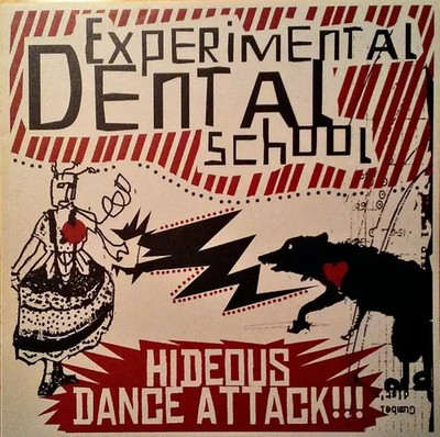 LP Experimental Dental School Hideous Dance Attack!!! RED VINYL NEAR MINT