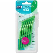 TePe Angle™ Interdental Brushes All colours/sizes (Packs of 6) Long Handle