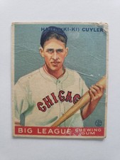 1933 Goudey #23 Kiki Cuyler (RC) HOF - Low Grade Set Builder