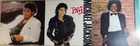 Michael Jackson 3 LP Lot Thriller Bad Off The Wall Gatefolds Lyrics