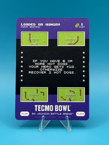 2026 Bo Jackson Battle Arena Tecmo Bowl Loaded Or Hungry Play 29 #PL29 SP Plays