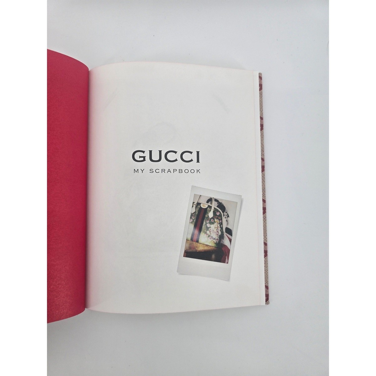 Gucci Notebook Scrapbook Unisex OS Beige Burgundy GG Monogram Yuko