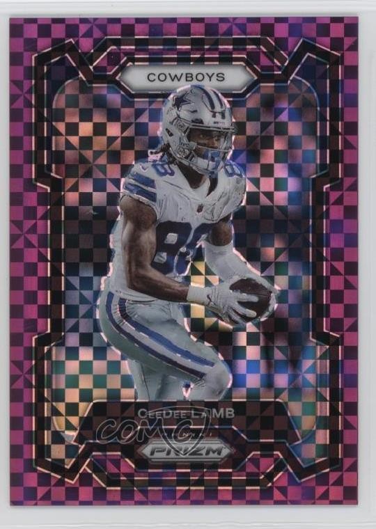 2023 Panini Prizm Purple Power Prizm 23/49 CeeDee Lamb #72 rf2