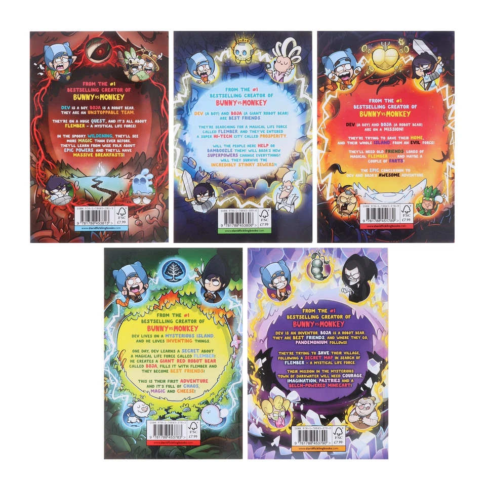 Flember Series by Jamie Smart 5 Books Collection Set - Ages 9-11 - Paperback - Image 3 of 4