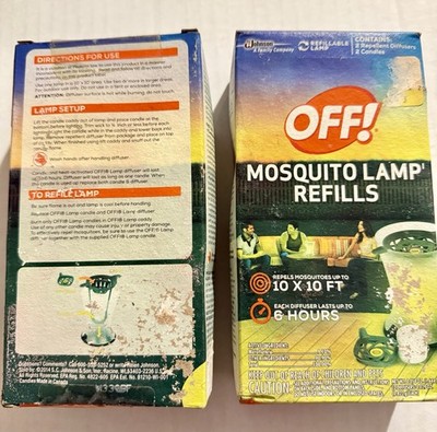 OFF Mosquito Lamp Repellent Refill - 2 Packs Total 4 Diffuser Refill SC Johnson