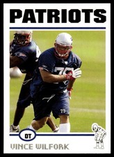 2004 Topps #327 Vince Wilfork Topps Collection