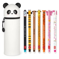 Legami Gelstift Set Mit FedermäPpchen 7 Stk Radierbar 0,7 Mm Panda Design