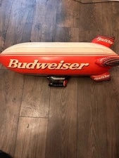 Budweiser Beer Inflatable 30" Blimp Bud One Airship Advertising Bar Man Cave