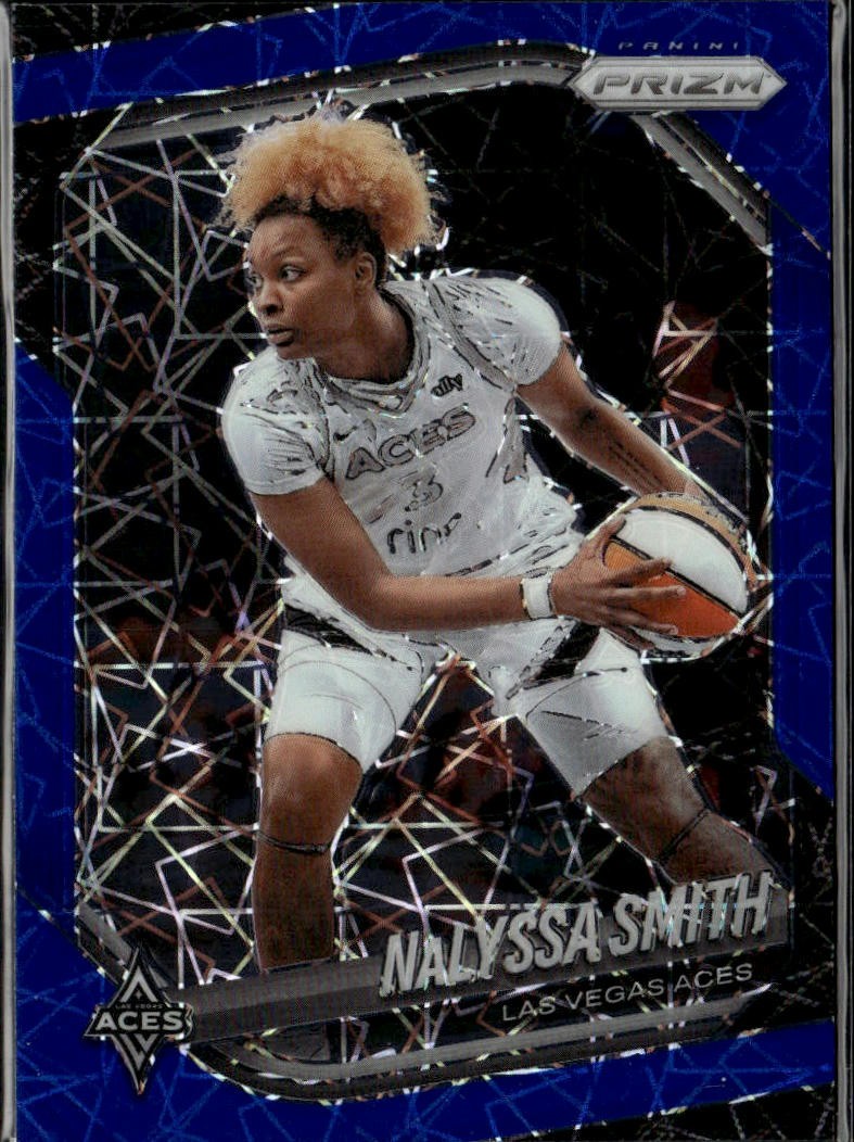 2025 Panini Prizm WNBA Blue Velocity Prizms NaLyssa Smith #119 | Las Vegas Aces