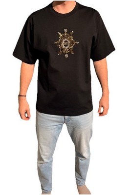 Dolce & Gabbana T-Shirt Schwarz  Größe 52/Xl L  NP 650 