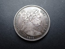 1816 George III 3rd Silver Halfcrown Half Crown Coin Bull Head A