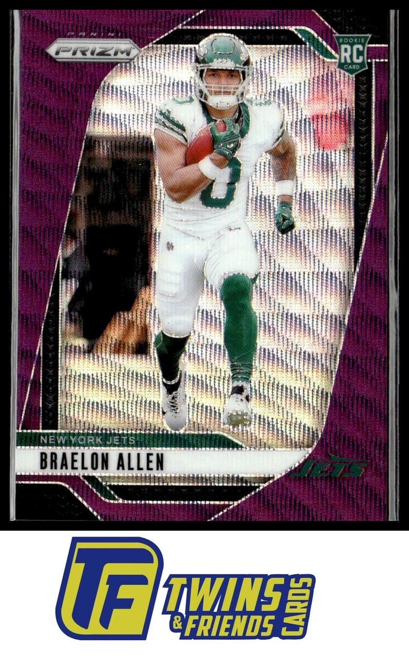 2024 Panini Prizm #311 Braelon Allen Purple Wave #/99