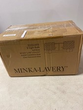 Minka Lavery 2232-695 Soft Brass Vanity Light, 2-Light 120W, 6" H x 15" W