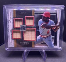 2013 Topps Museum Collection Quad Relic Joe Morgan  /25 Giant Legend HOF 