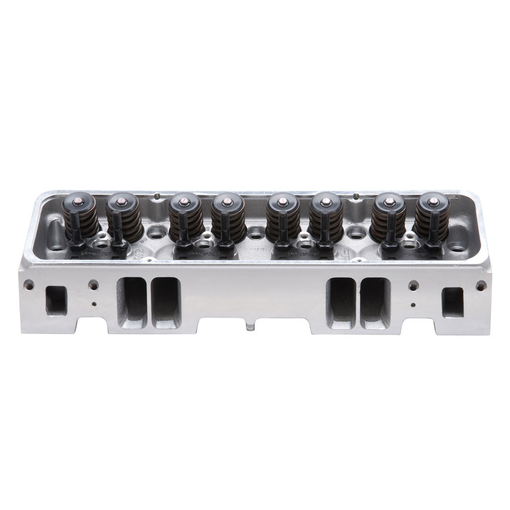 Edelbrock Cylinder Head Assy 60985; Performer RPM E-Tec 200cc 64cc for Chevy SBC