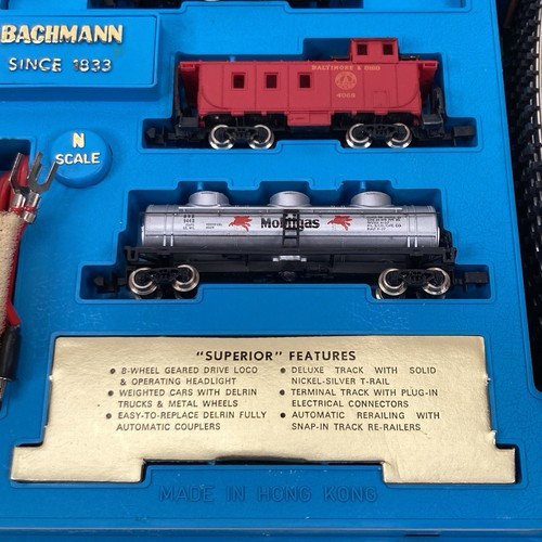 Bachmann Scala N Baltimora & Ohio DockSider Train Set Completo Confezione Originale - Foto 5 di 17