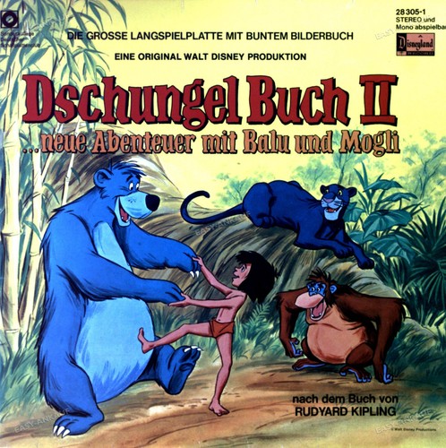 Walt Disney - Dschungel Buch II ... Neue Abenteuer Mit Balu Und Mogli LP ´ - Picture 1 of 1