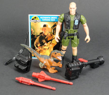 Jurassic Park Robert Muldoon Series 2 Complete Card #56 Kenner Velociraptor