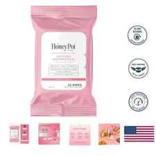 Maximum Strength Witch Hazel Wipes - Pregnancy Safe & PH Balanced Comfort