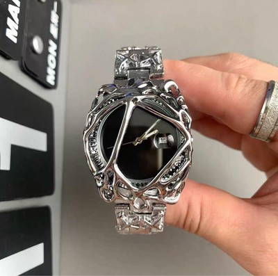 Time steel alabaster watch2 y2k watch | eBay