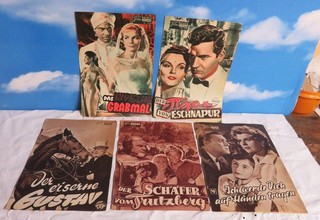 NEUES FILM PROGRAMM WIEN NFP 5 Kino Programme ca. 1954 1962 Hubschmied