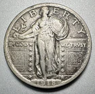 1918  STANDING LIBERTY QUARTER   NICE DETAIL BETTER DATE  #2011